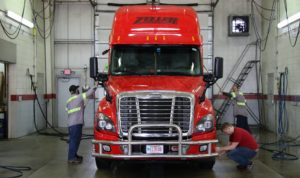 Zeller Transportation wash staff